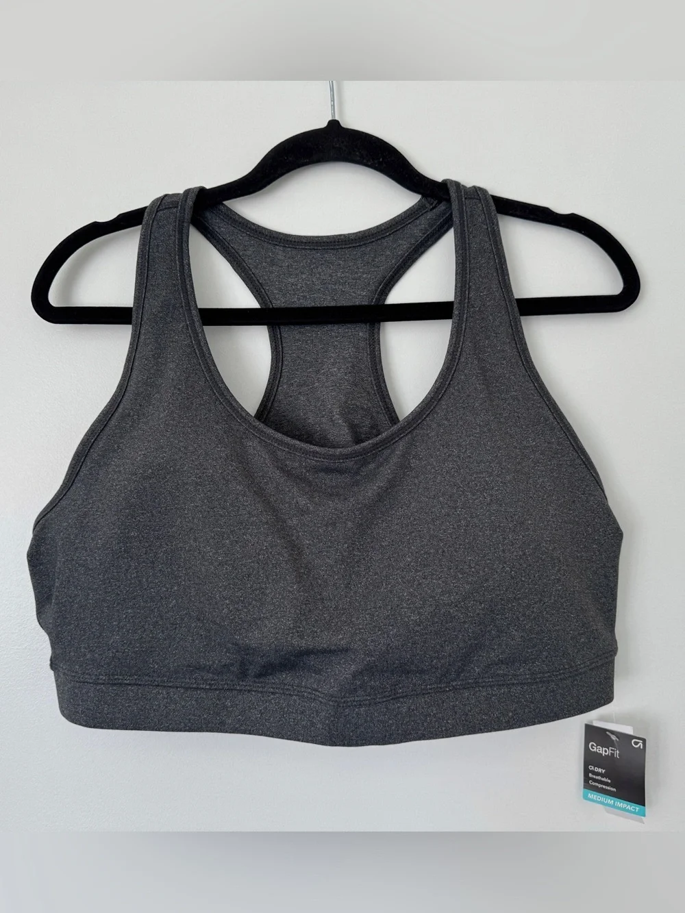 GapFit Medium Impact Racerback Sports Bra, Size XXL - NWT